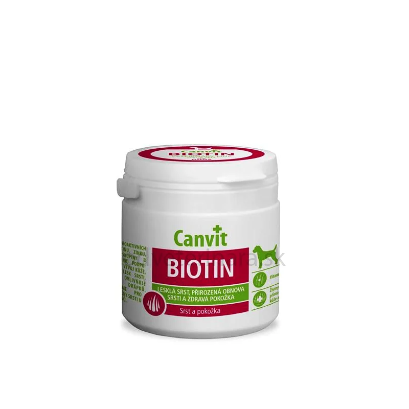 Canvit Biotin pre psy 100 tbl. 100 g Canvit - 1