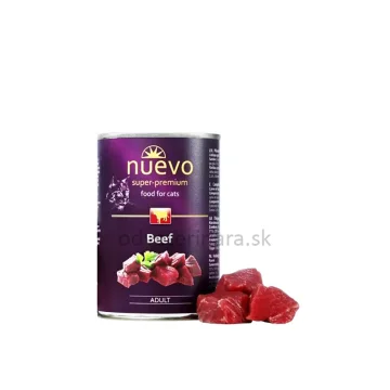 NUEVO Cat Adult Beef konzerva 6 x 400 g NUEVO - 1