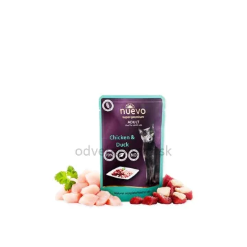 NUEVO Cat Adult Chicken & Duck - kapsičky 16 x 85 g NUEVO - 1