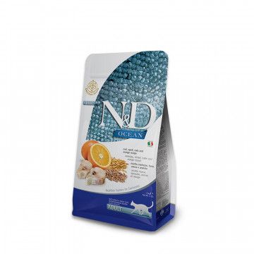 Farmina N&D cat OCEAN Adult Codfish, spelt, oats and orange 5 Kg Farmina - 1