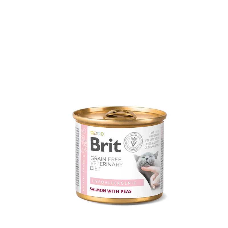 Brit Veterinary Diets GF cat Hypoallergenic 200 g konzerva Brit - 1