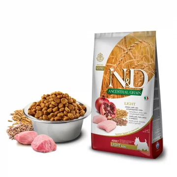 Farmina N&D dog AG adult mini, light, chicken, spelt, oats & pomegranate 2,5 kg Farmina - 1