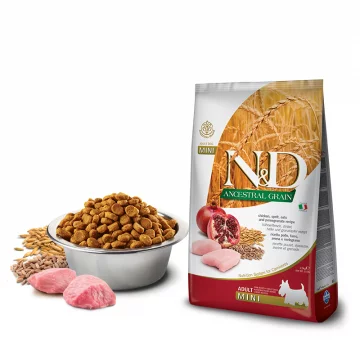 Farmina N&D dog AG adult mini, chicken, spelt, oats & pomegranate 0,8 kg Farmina - 1