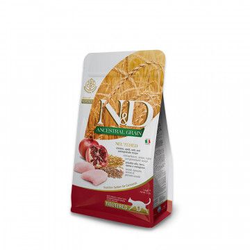 Farmina N&D cat AG adult, neutered, chicken, spelt, oats & pomegranate 5 kg Farmina - 1