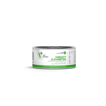 VetExpert VD cat 4T Obesity& Diabetes konzerva 100 g VetExpert - 1