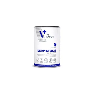 VetExpert VD dog 4T Dermatosis Salmon & Potatio konzerva 400 g VetExpert - 1