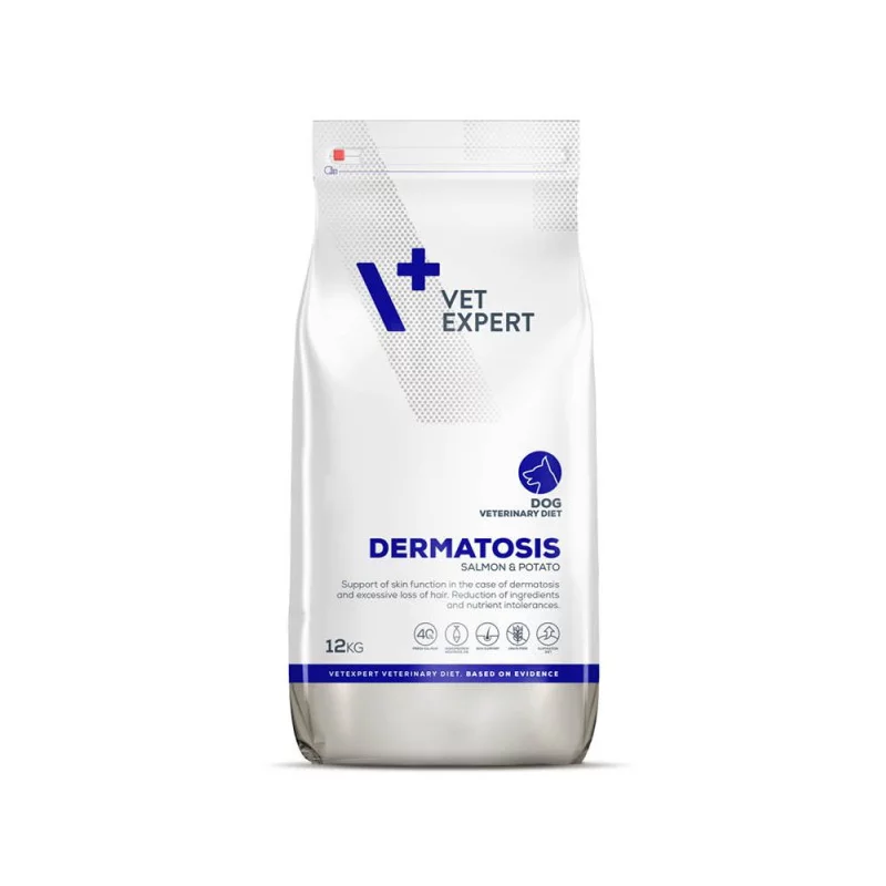 VetExpert VD dog 4T Dermatosis Salmon & Potato 12 kg VetExpert - 1